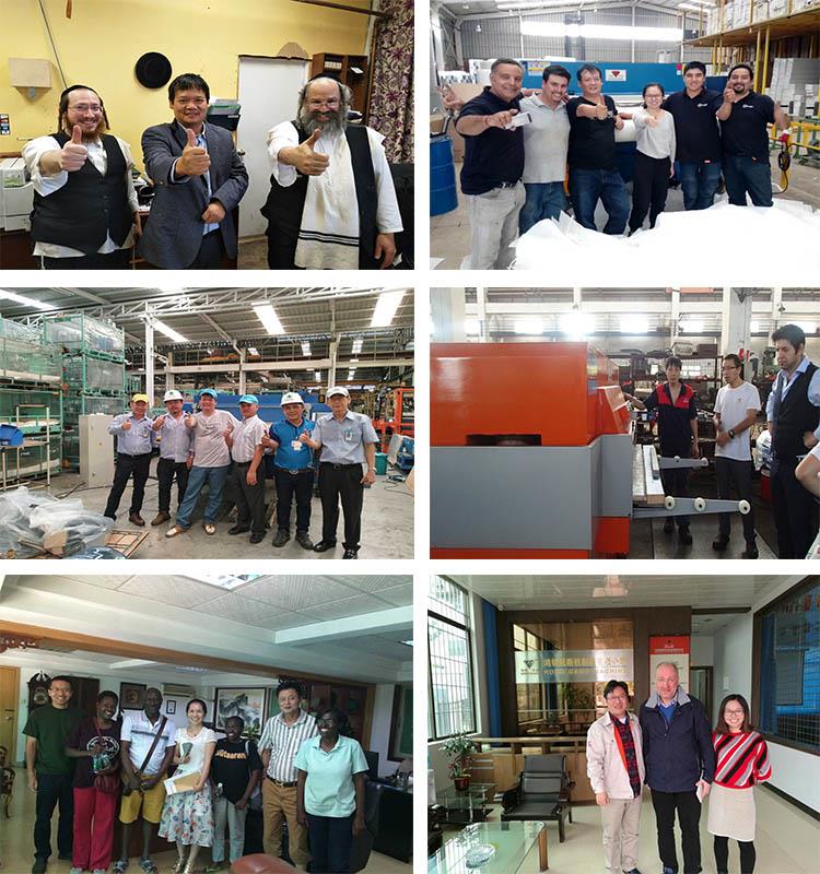 Roller Feeding Fabric Die Cutting Machine customer